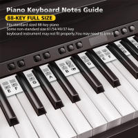 Etiquetas De Notas De Piano De Silicona Para Principiantes Guía Removible Etiquetas De Teclado De Piano Reutilizables Sin Necesidad De Stickers - details 8