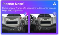 AWESAFE inalámbrico CarPlay Android Auto Radio para HONDA FIT JAZZ 2007 2008 2009 2010 2011 2012 2013 coche reproductor multimedia GPS 2 din autoradio volante controles RDS Bluetooth - details 0
