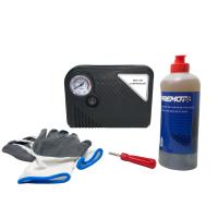 Kit Antipinchazos y Reparación de Neumáticos con Compresor de Aire Portátil – Sellador de Pinchazos Inteligente para Coche, Moto y Camión – Kit de Emergencia con Bomba de Aire y Sellante – Solución Rápida y Eficaz para Viajes y Carreteras - details 5