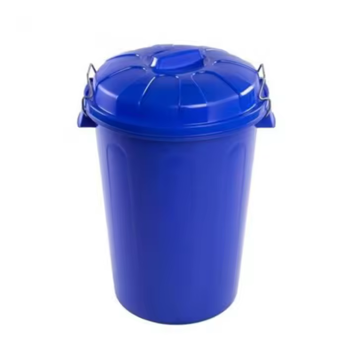 COSHANO Cubo de basura con tapa 100 litros basurero asas de presión - 1