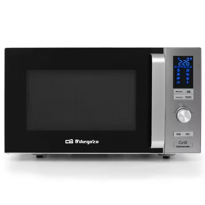 Orbegozo MIG 2528 Co - Microondas Grill Y Convección, 25 L, 6 Niveles De Potencia, Display Digital Led, 7 Menús Preconfigurados, Temporizador, Programa Descongelación, 900-1950 W - 1