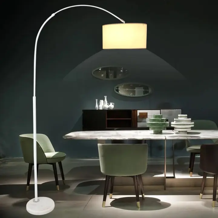 BEL AIR HOME - Lámpara Pie CAPRI 1XE27 (Altura Regulable) - Iluminación Versátil y Elegante para Salón o Dormitorio - 1