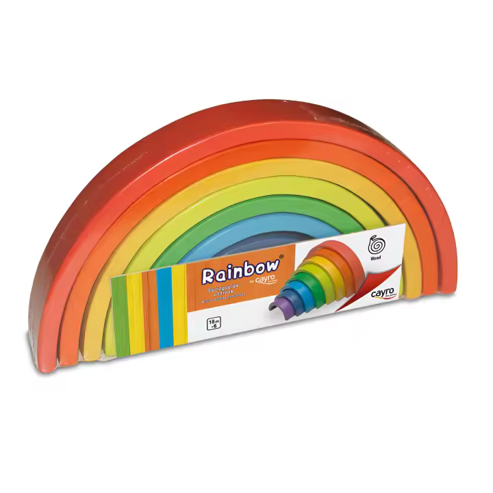 RAIMBOW - Marca Cayro - Juego Educativo - Juego Infantil - Edad +18 Meses - 1