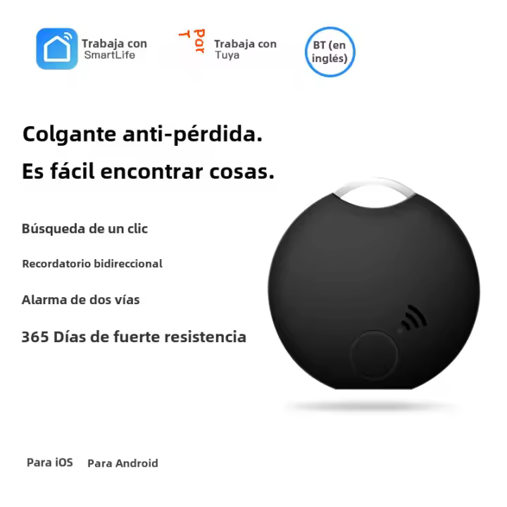 Rastreador Inteligente Bluetooth Slim Tuya Con Tag Lógico Para Claves Niños Billeteras Maletas Mascotas Anti-pérdida IOS Android Localizador Sin Cable - 1