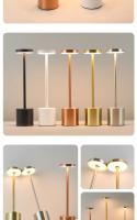 Lámpara De Noche LED Recargable Con Toque Luz Ambiental Creativa Para Mesa Iluminación Exterior Decorativa Moderna USB - details 3