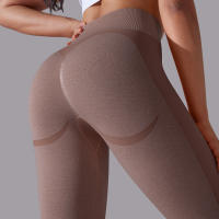 Mallas de Yoga de nailon para mujer, pantalones deportivos de cintura alta, elásticos, ajustados, transpirables, para entrenamiento - details 23