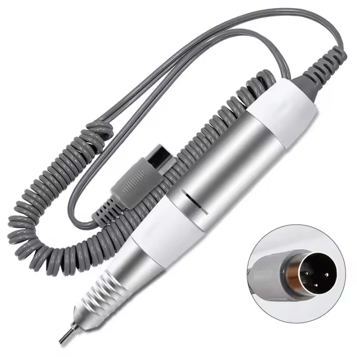 Martillo De Uñas Eléctrico Con Mango Herramienta De Pulido Y Polvo De Manicura Y Pedicura Accesorios De Martillo De Uñas DC Y 3 PIN PLUG - 1