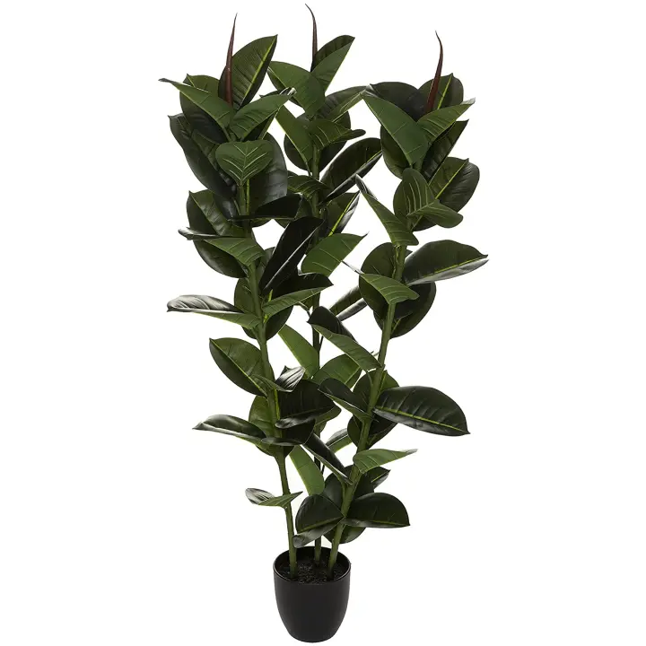 Atmosphera Planta Artificial Ficus Robusta Altura 120cm - Decoración Hogar - 1