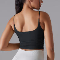 Top De Yoga Para Mujer Fitness Deportivo Push up Cómodo Reversible Brocado Top De Deporte Crop Top Para Gimnasio Y Running - details 17