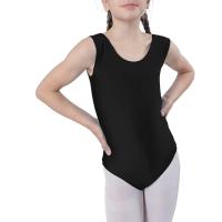 Maillot Ballet Danza Niñas sin Mangas, Maillot Baillot de Cuello Redondo para Gimnasia Baile Fiesta Body con Tirante ancho - details 5