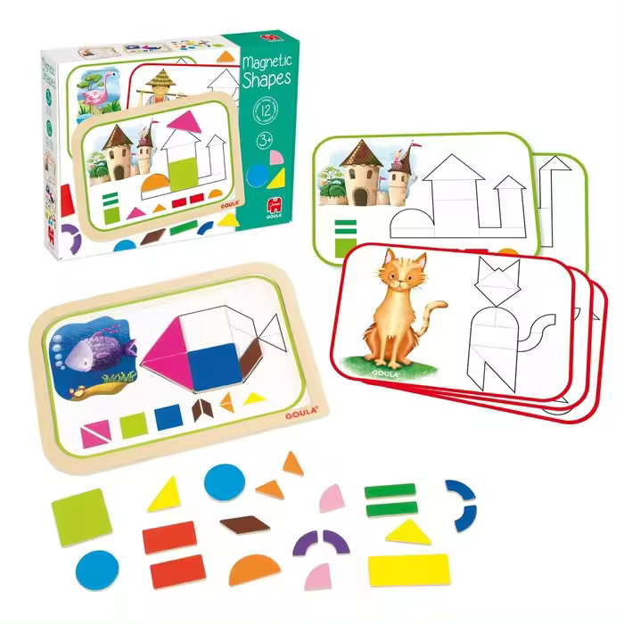 GOULA JUEGO MAGNETIC SHAPES EDUCATIVO 5x32x24 Cms. - 1
