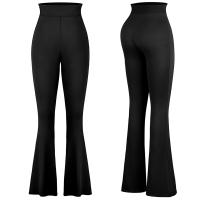 Pantalones De Yoga Para Mujer Con Cintura Alta Y Pierna Flare Cross over Leggings De Piso Ancho Para Gimnasio Y Ropa Casual - details 5