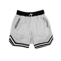 Shorts De Fitness Para Hombre Verano Gimnasio Baloncesto Deportes Entrenamiento Correr Secado Rápido Pantalones Cortos De Correr Con Bolsillos Cierre De Cremallera - details 3
