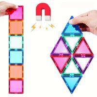 Juego De Construcción Magnético Para Niños Bloques De Construcción Sensoriales Montessori Juguetes Magnéticos Para Bebés Regalo - details 2