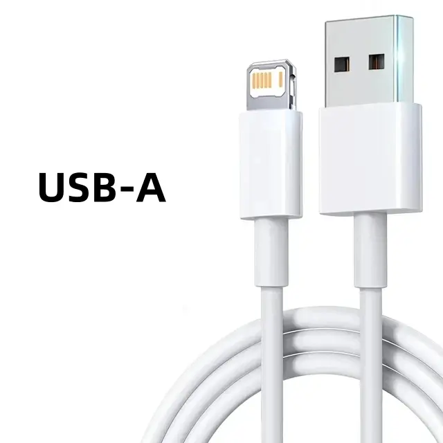 Cable USB PD 35W Para iPhone 15 14 13 12 11 pro Max 7 8 14 plus XS XR Carga Rápida Accesorios De Cable TPE/TPU Certificación RoHS/CE Originales De China - 1