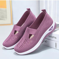Zapatillas De Mujer Con Tacón Wedge Alta Calidad Zapatos Slip on Transpirables Mesh Corridas Deportivas Para Hombres Loafers Casual - details 1