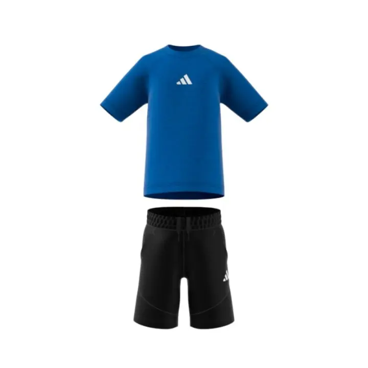 Conjunto Azul  Camiseta y Pantalon Adidas azul JR - 1
