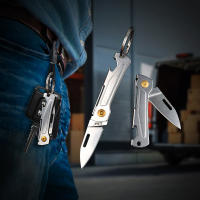 Cuchillo Plegable SANRENMU 431S Mini EDC Portátil Cuchillo De Bolsillo Con Abrigo De Botella Y Llavero Hoja De Acero Inoxidable 12C27 - details 8