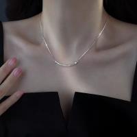 Colgante De Estilo Cool Para Mujer Con Pendentivo De Cobre Y Zirconia Y Cadena De Acero Inoxidable Joyería Versátil - details 2