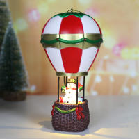 Adornos De Navidad LED Resina Casas Luz Destellos Figura De Hielo Hombre De Nieve Santa Claus Micro Paisaje Decoración Para Cabina - details 2