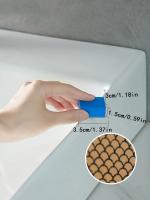 1pc Esponja De Diamante Para Limpieza De Espejos Y Puertas De Baño Elimina La Suciedad Con Magia Cepillo De Limpieza Para Espejos - details 5