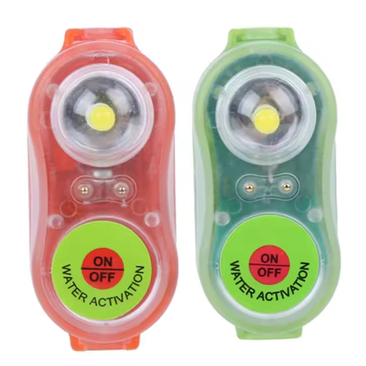 Chaleco De Seguridad Con Luz Activada Por Agua LED Para Adultos Y Niños Material Plástico Impermeable Accesorio De Equipo De Sobrevivencia - 1