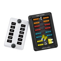 Caja De Fusibles De 16 Caminos 100A 32V Para Coche Barco Camper RV Con Cubierta Plástica Para Tablero De Alimentación Accesorio De Automóvil - details 0