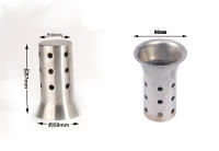 Silenciador De Escape Para Motocicleta Universal 51mm 60mm Eliminador De Ruido Y Sonido DB Killer-Mesh Silenciador De Acero Inoxidable - details 2