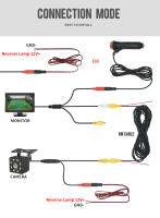 Cámara De Visión Trasera Para Coche MJDOUD Con Visión Nocturna Y Luz LED IP68 Impermeable Cámara De Parqueo Automático HD Imagen Monitor De Retrovisores - details 6