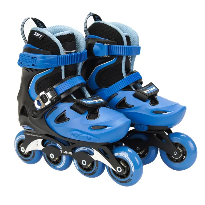 ALLINLIFE Patines en Línea,Patines en Línea para Niños y Adolescentes,Patines 4 Ruedas con Tamaño Ajustable,Uso en Interiores y Exteriores - 1