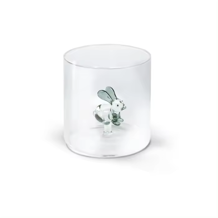 WD Estilo de vida borosilicato Cc vidrio 250 ml decoración de conejo - 1