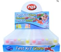 TEST KIT PH – CLORO PQS Reactivo para la determinación del pH y para la detección del cloro residual. Recipiente para efectuar los ensayos. 2 cámaras de análisis + reactivos - details 0
