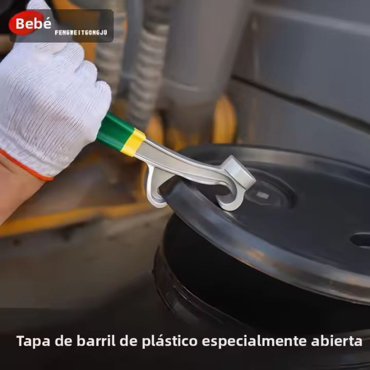 Abrepatas De Barril Para Botellas De Aceite Y Pintura Abrepatas De Plástico Para Tanques Móviles Herramienta De Reparación De Motocicletas - 1