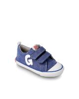 Garvalín zapatillas de lona con velcro y puntera de goma mod. 232810-A - details 1