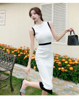 Vestido De Encaje REALEFT Para Mujer Estampado De Verano Sin Mangas Cuello En O Vestido De Tubo Ajustado Rodado De Rodilla Estilo Vintage - details 4