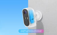ZOSI 2K Cámara de Vigilancia WiFi con Batería Recargable y Panel Solar 3MP Cámara Seguridad IP Exterior Visión Nocturna Detección de Movimiento Audio Bidireccional - details 1