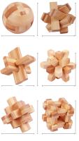 Juego De Rompecabezas De Madera 3D Para Adolescentes Y Adultos Juguete De Lógica Cubo Mágico Teaser De Madera Rompecabezas Geométrico - details 1