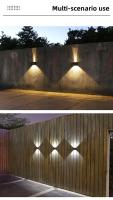 Lámpara De Jardín Solar LED Exterior Impermeable Ajuste De Ángulo Para Pared Balcón Escalera Cepillo De Lavado De Luz Solar Ahorro De Energía - details 9