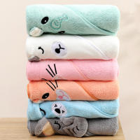 Toalla De Bano Para Bebés Y Niños Con Capucha Suave Y Cálida Manta De Abrazo Para Niños Y Niñas Coral Velvet Envoltura De Sueño - details 0