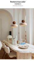 Lámpara Colgante Vintage Con Piedra Amarilla Natural Agate Ideal Para Dormitorio O Restaurante Luz LED Regulable Área De Iluminación 5-10 Metros Cuadrados - details 4