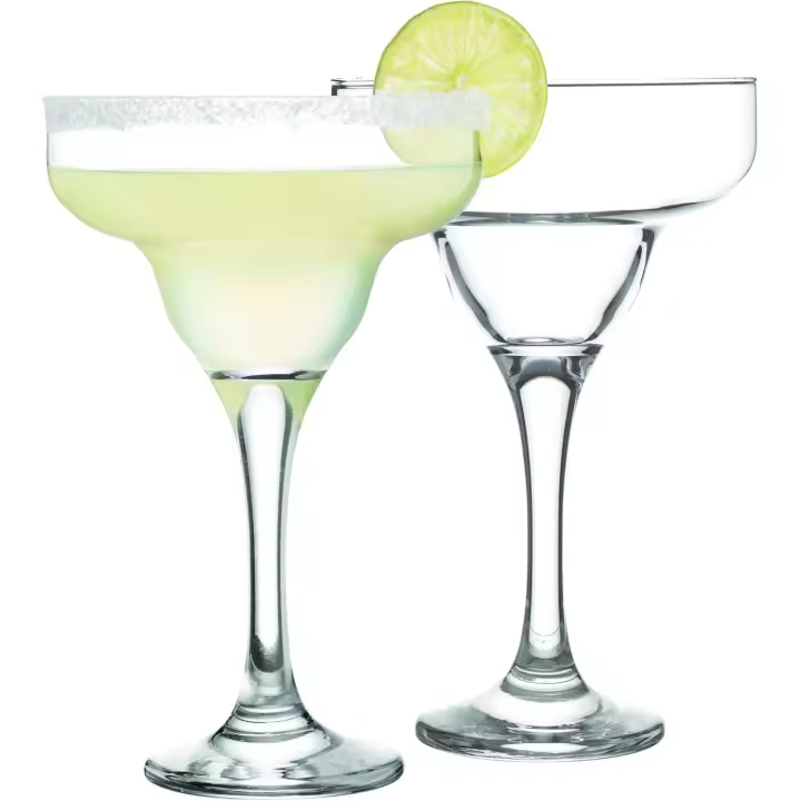 2 copas de vino Margarita 27,5% alta transparencia - 1