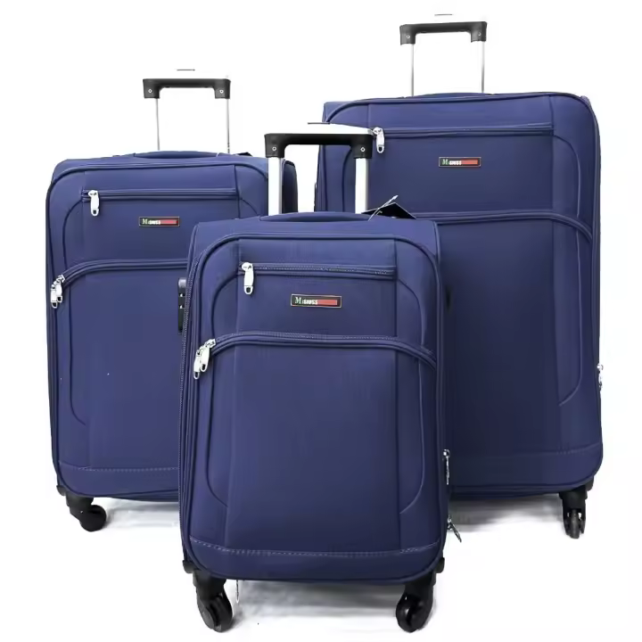 Maleta de viaje de 20, 24 y 28 pulgadas, con carrito de tela Oxford, Maleta de equipaje rodante, Valise - 1