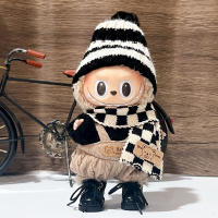 Ropa De Peluche Labubu Para Bebé 17cm Accesorios De Anime Lindo Y Moderno Traje De Hoodie Para Regalo De Navidad Unisex - details 22