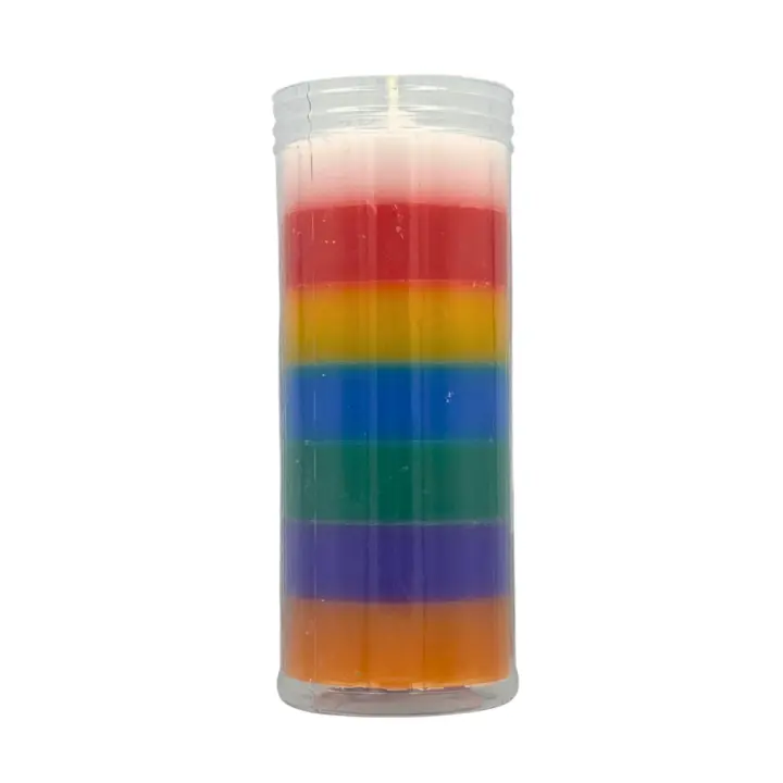 VELÓN DE LOS 7 COLORES DE 15x6cm (3 DÍAS DE DURACIÓN) - Regalo Perfecto - 1