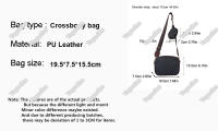 Bolso De Hombro Para Mujer Estilo Casual Con Correa Extranjera Textura Sencilla Y Moderna Pequeño Bolso Cruzado Diagonal - details 0
