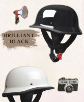 Casco De Motocicleta AD Nuevo Retro Mitad Casco Cuatro Estaciones Soldado General Alemán Casco Con Boya Material ABS Unisex - details 10
