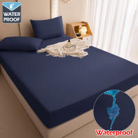 Sábana Impermeable De Tela Doble California King Size Para Cama Doble Cubierta De Matrícula De Sábana De Cama Reina Y Rey - details 8