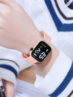 Reloj Electrónico Para Niños Cuadrado Astronauta Deportivo Estilo Casual Pantalla Táctil Sin Resistencia Al Agua Movimiento Digital Material De Cuerda Y Dial Plástico - details 10
