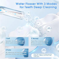 Fregador Dental Portátil De Agua Limpiador Oral Recargable Para Limpieza De Dientes Con 3 Modos Y 4 Boquillas Incluidas - details 3