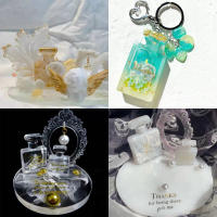 Molde De Llavero Pendiente Para Resina UV Molde De Silicona Para Botella De Perfume Herramienta De Fabricación De Joyería DIY - details 1